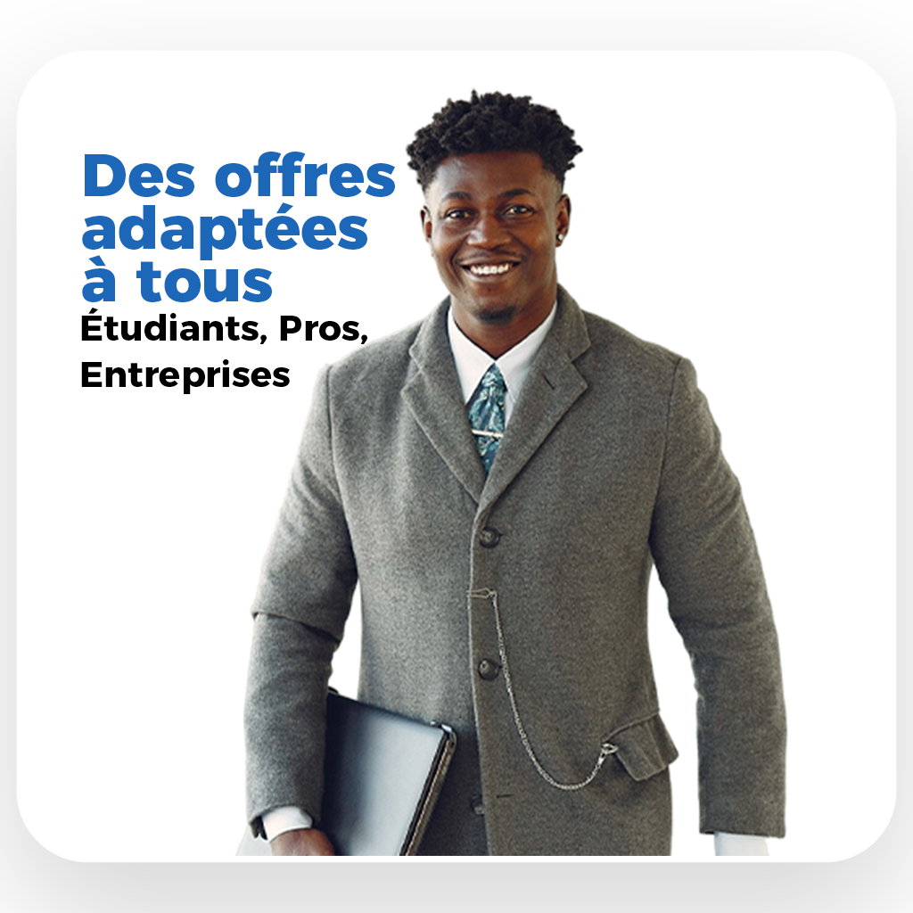 Des offres adaptés Anglais et en Digital